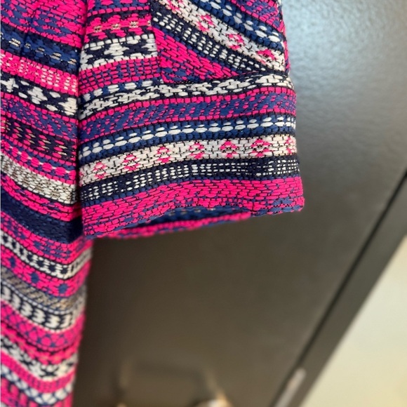 sass & bide size 6 (see measurements) GUC Pink and Navy Textured bright tweed - Picture 5 of 14